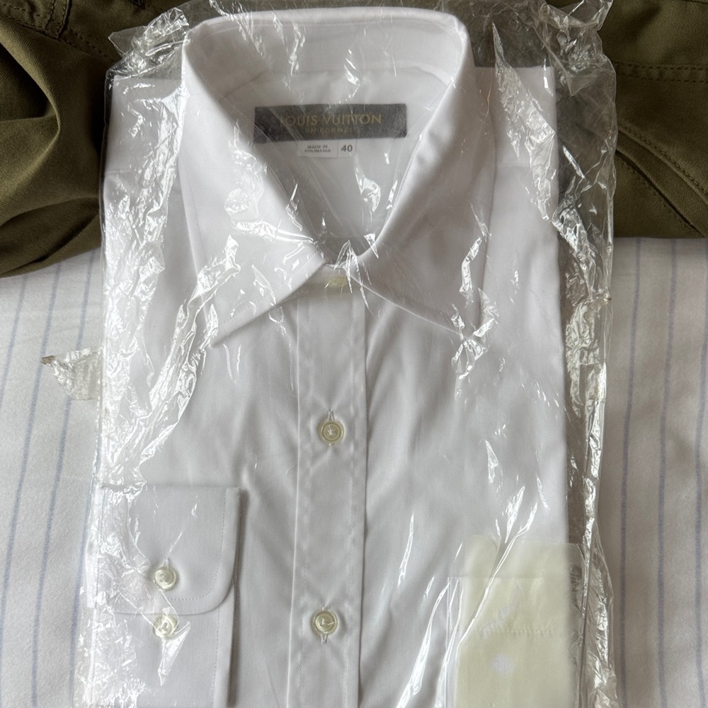 Louis Vuitton Classic White Dress Shirt